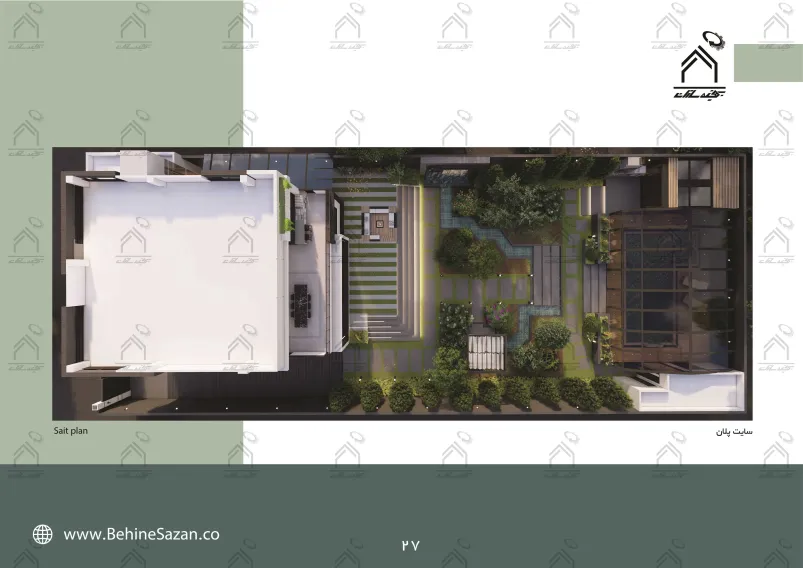 پورتفولیو طراحی و معماری باغ ویلا