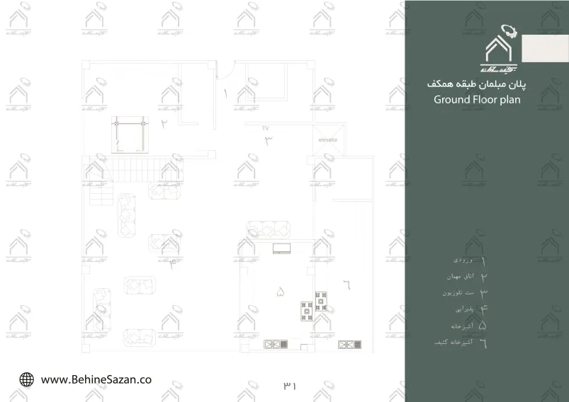 پورتفولیو طراحی و معماری باغ ویلا
