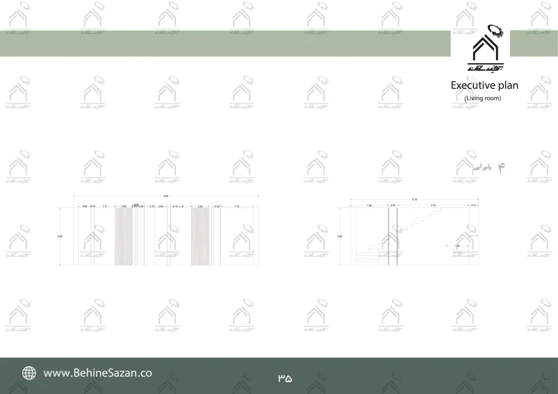 پورتفولیو طراحی و معماری باغ ویلا