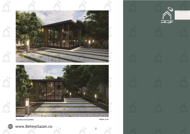 پورتفولیو طراحی و معماری باغ ویلا