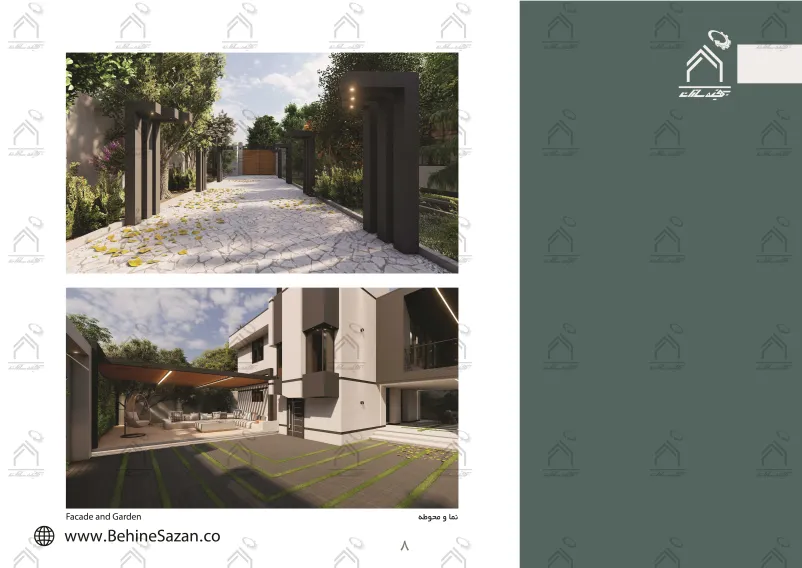 پورتفولیو طراحی و معماری باغ ویلا