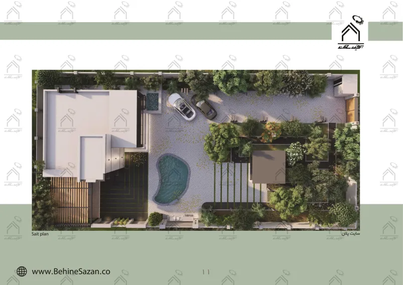 پورتفولیو طراحی و معماری باغ ویلا