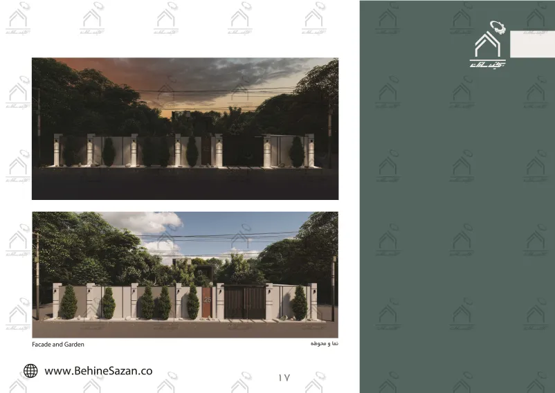 پورتفولیو طراحی و معماری باغ ویلا