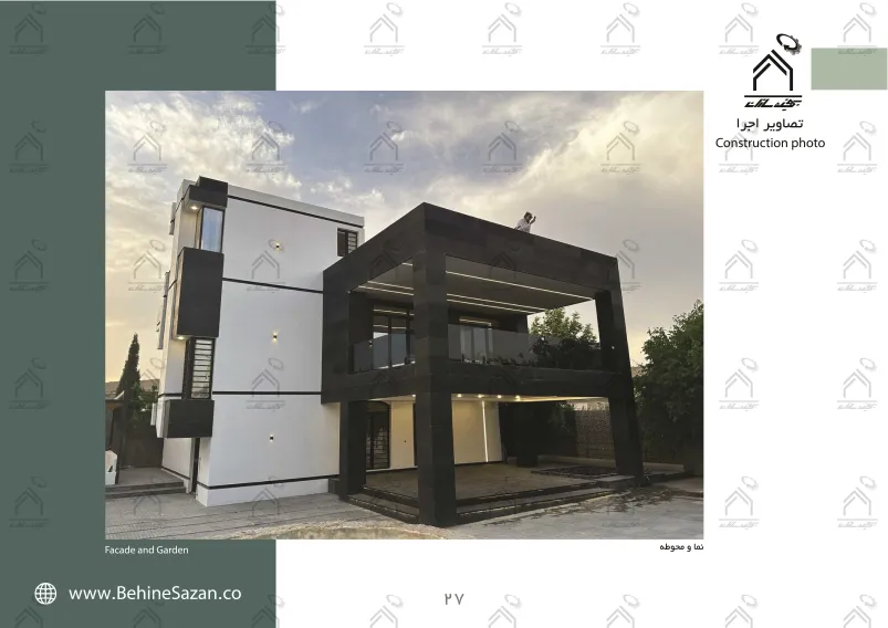 پورتفولیو طراحی و معماری باغ ویلا