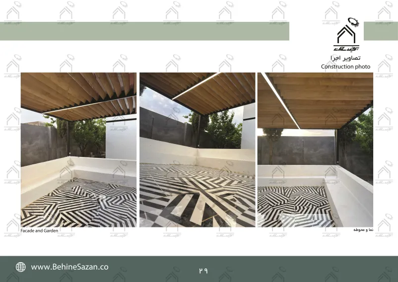 پورتفولیو طراحی و معماری باغ ویلا