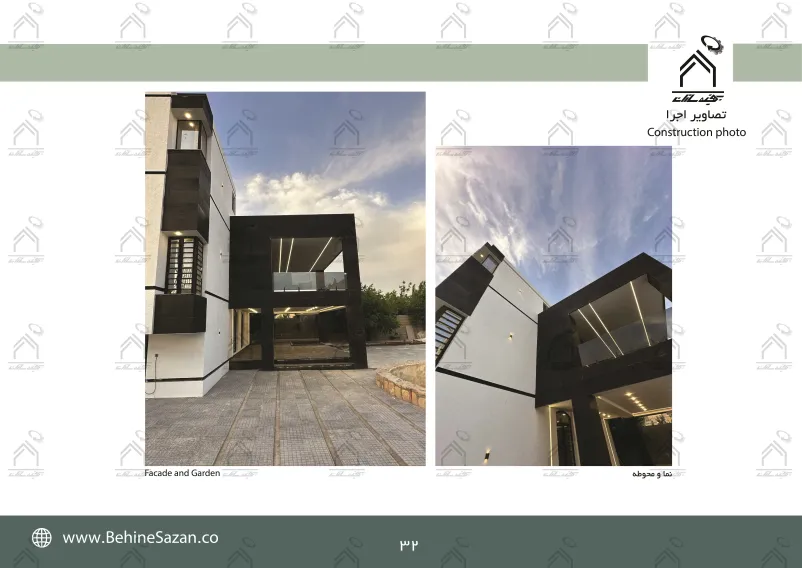 پورتفولیو طراحی و معماری باغ ویلا