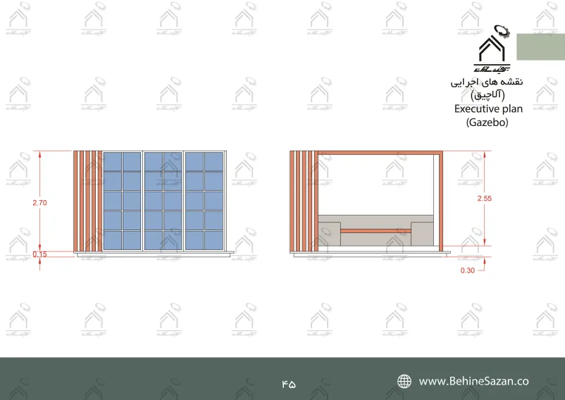 پورتفولیو طراحی و معماری باغ ویلا