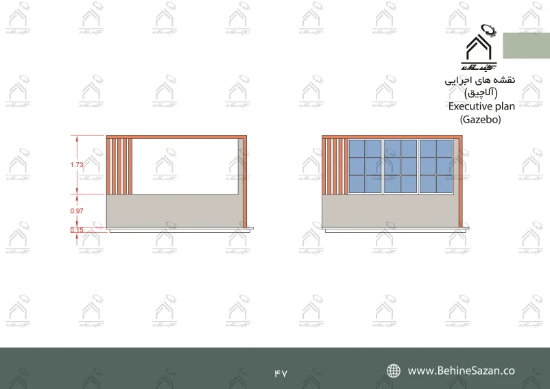 پورتفولیو طراحی و معماری باغ ویلا