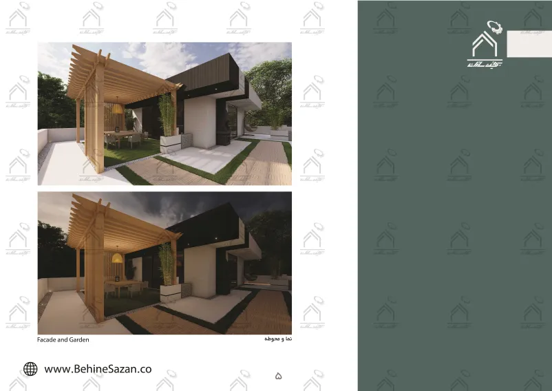 پورتفولیو طراحی و معماری باغ ویلا