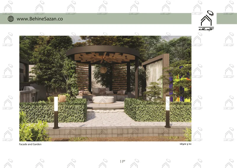 پورتفولیو طراحی و معماری باغ ویلا