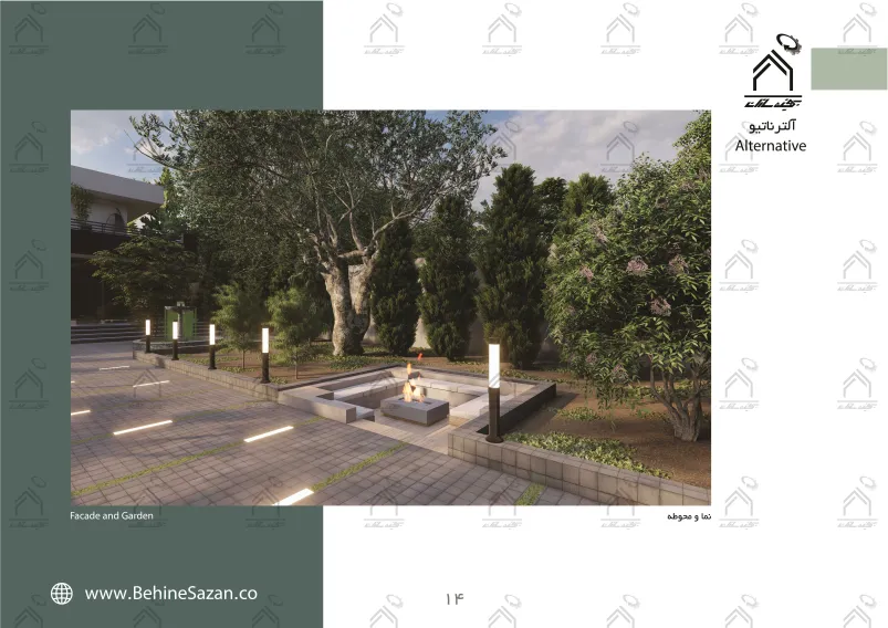 پورتفولیو طراحی و معماری باغ ویلا