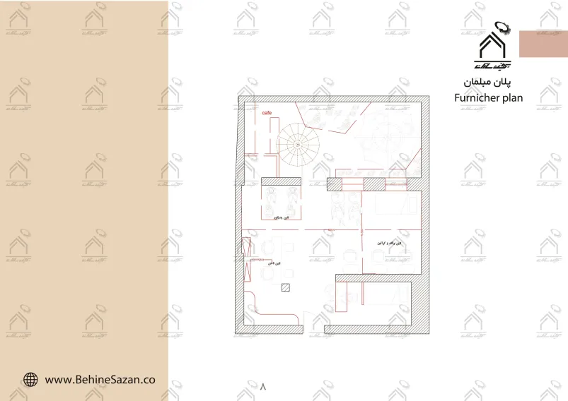 پورتفولیو طراحی و معماری سالن زیبایی