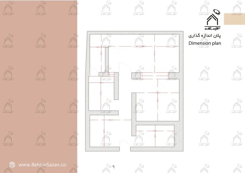 پورتفولیو طراحی و معماری سالن زیبایی