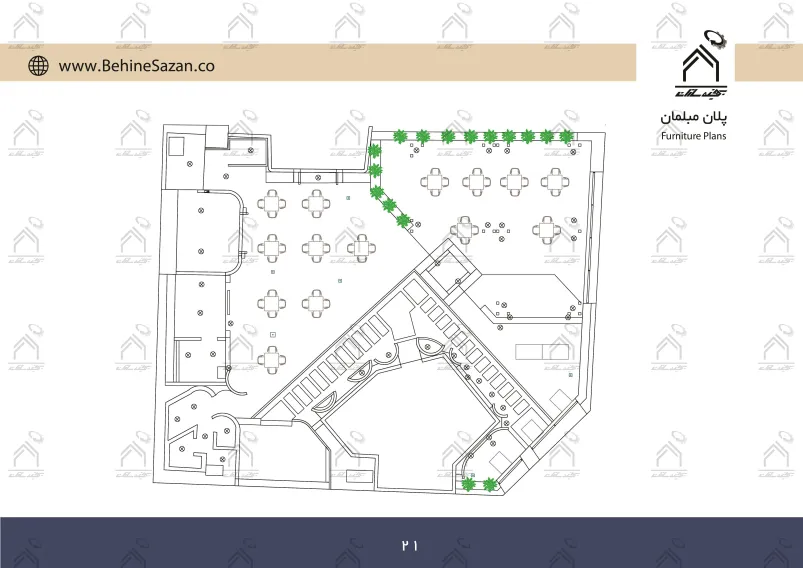 پورتفولیو طراحی و معماری کافه رستوران