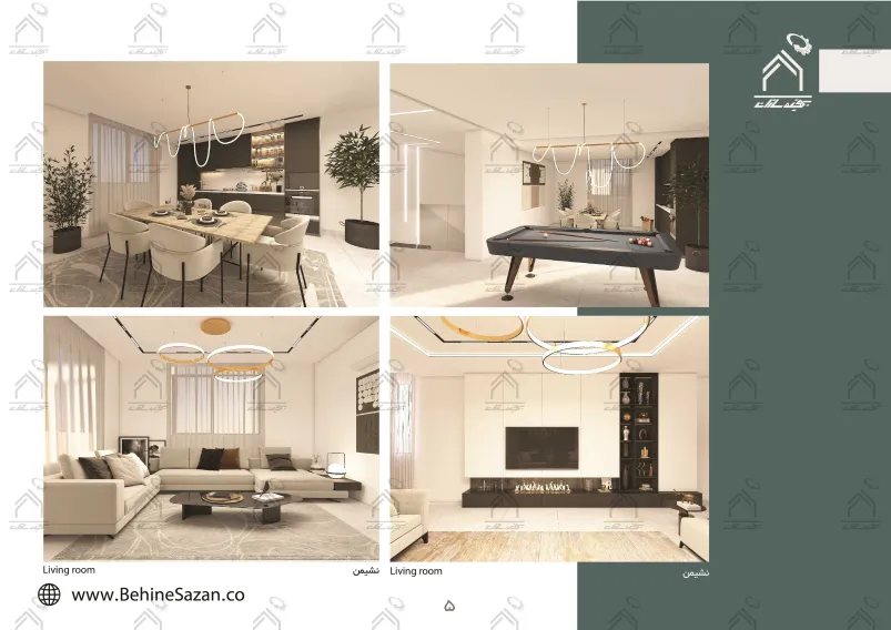 پورتفولیو طراحی و معماری باغ ویلا