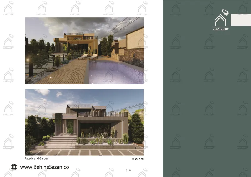پورتفولیو طراحی و معماری باغ ویلا