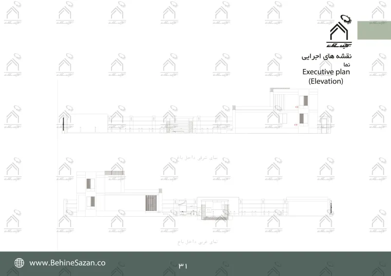 پورتفولیو طراحی و معماری باغ ویلا