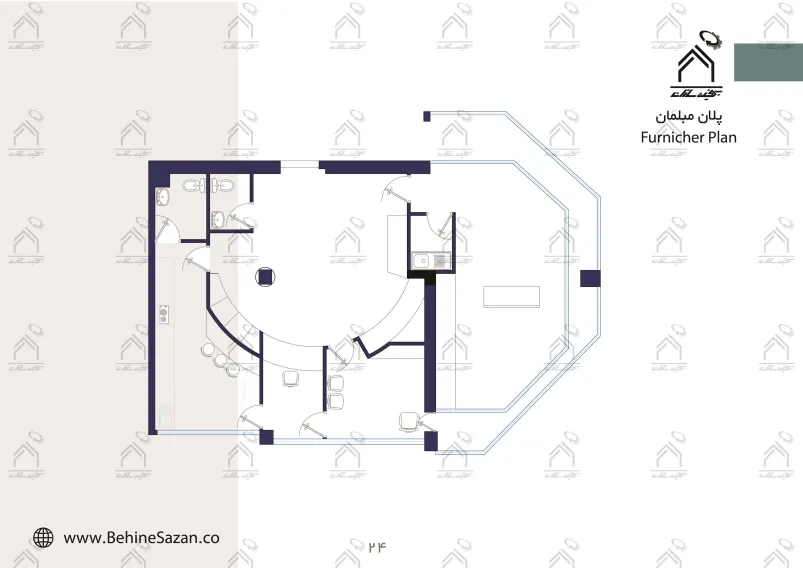پورتفولیو طراحی و معماری کلینیک دندانپزشکی