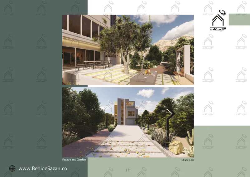 پورتفولیو طراحی و معماری باغ ویلا