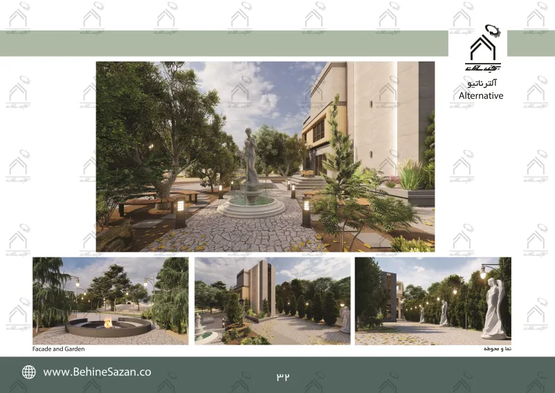 پورتفولیو طراحی و معماری باغ ویلا