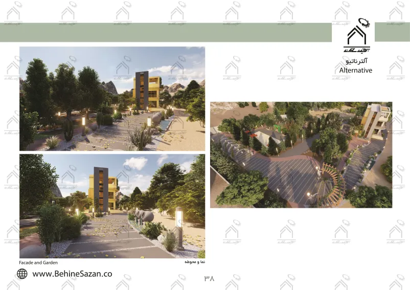 پورتفولیو طراحی و معماری باغ ویلا