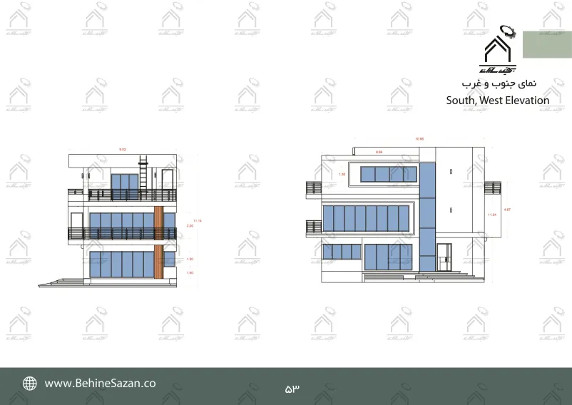 پورتفولیو طراحی و معماری باغ ویلا