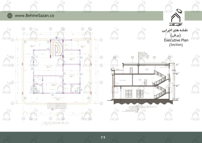 پورتفولیو طراحی و معماری باغ ویلا