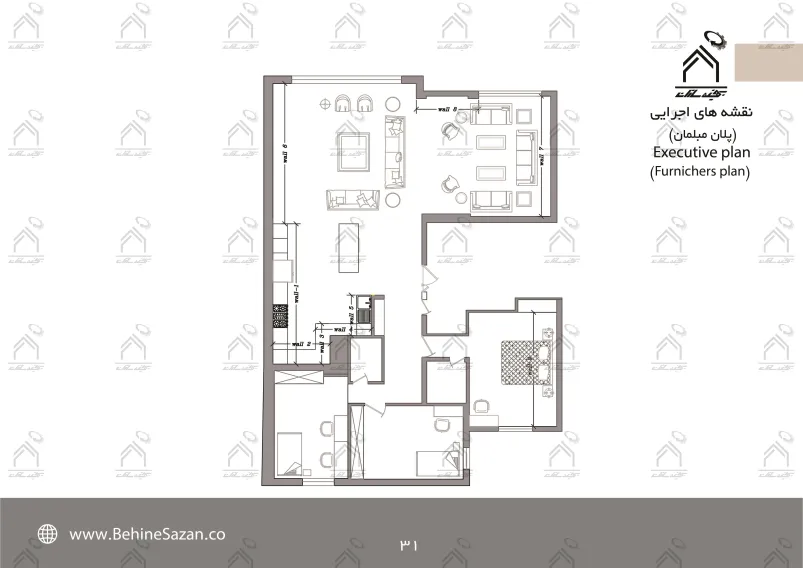 پورتفولیو طراحی و معماری دکوراسیون داخلی