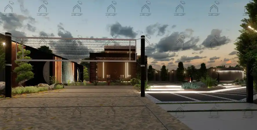 طراحی و اجرا باغ ویلا مدرن