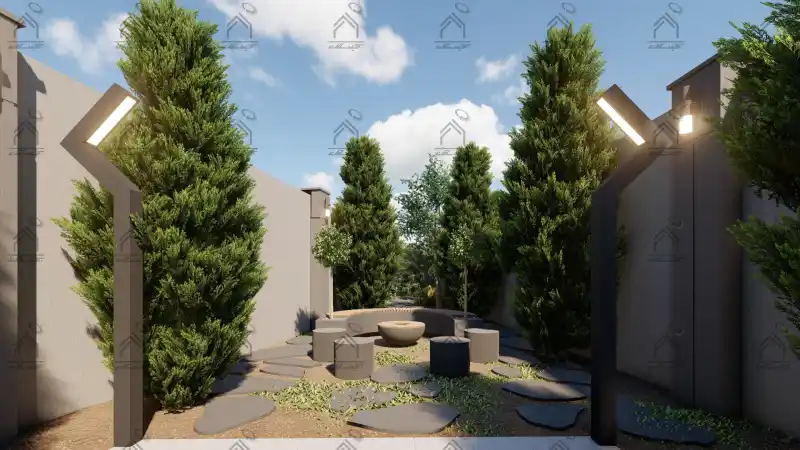 طراحی و اجرا باغ ویلا مدرن