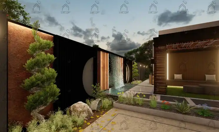 طراحی و اجرا باغ ویلا مدرن