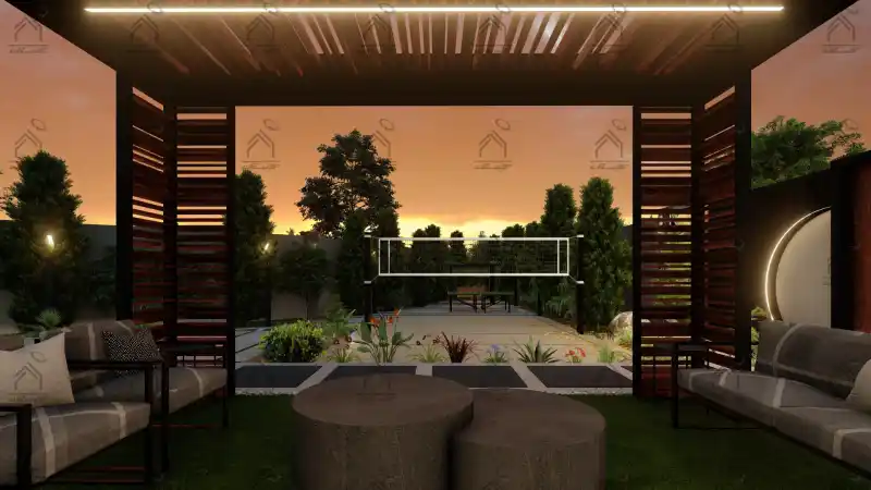 طراحی و اجرا باغ ویلا مدرن