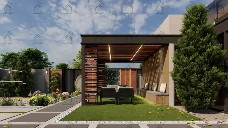 طراحی و اجرا باغ ویلا مدرن