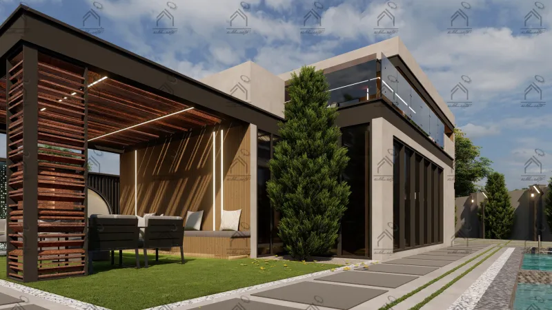 طراحی و اجرا باغ ویلا مدرن