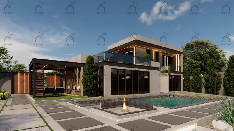 طراحی و اجرا باغ ویلا مدرن