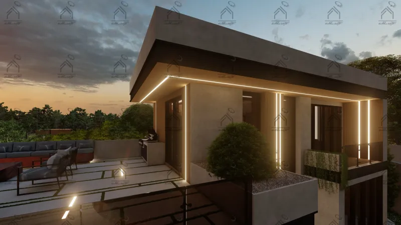 طراحی و اجرا باغ ویلا مدرن