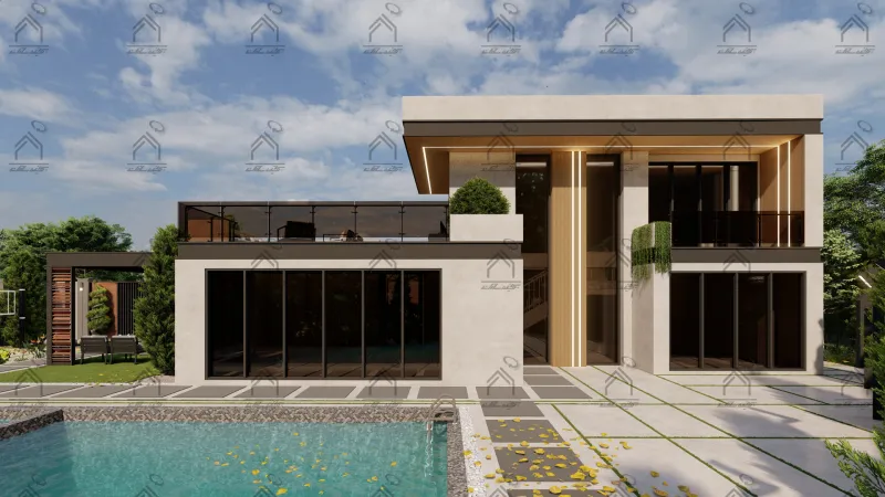 طراحی و اجرا باغ ویلا مدرن