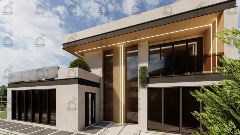 طراحی و اجرا باغ ویلا مدرن