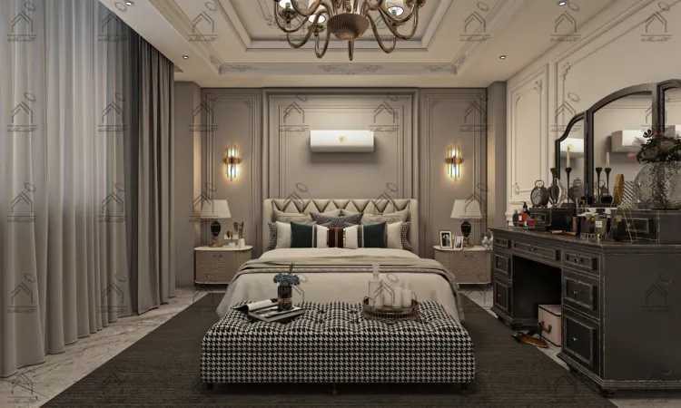 طراحی اتاق کلاسیک در شیراز