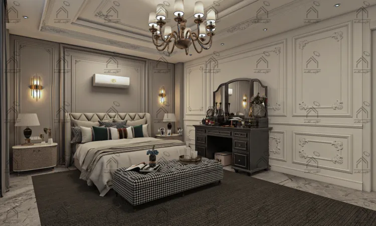 طراحی اتاق کلاسیک در شیراز