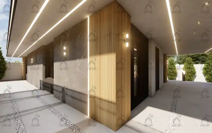 طراحیی نما باغ ویلا در شیراز