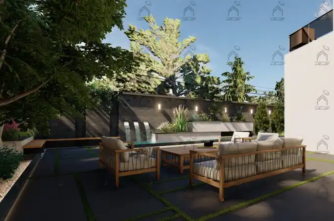 طراحی فضای سبز باغ ویلا در شیراز