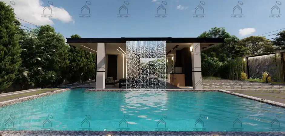 طراحی فضای سبز باغ ویلا در شیراز