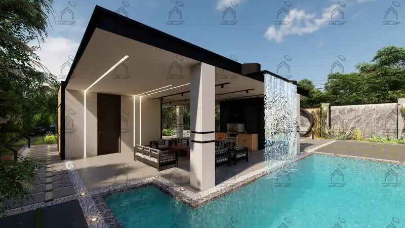 طراحی فضای سبز باغ ویلا در شیراز