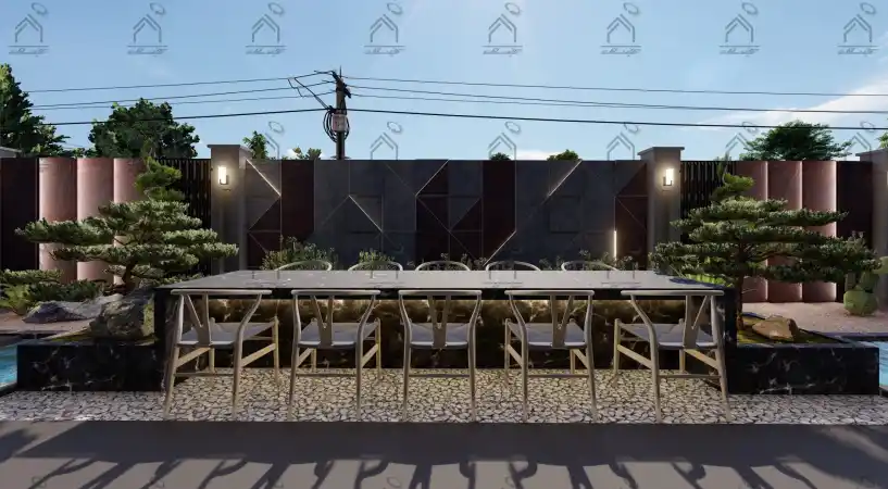 طراحی فضای سبز باغ ویلا در شیراز