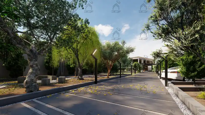 طراحی فضای سبز باغ ویلا در شیراز