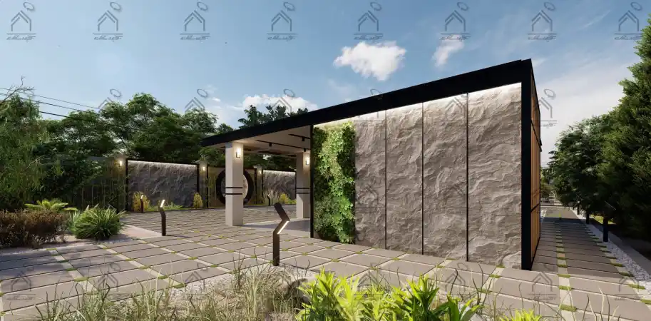 طراحی فضای سبز باغ ویلا در شیراز