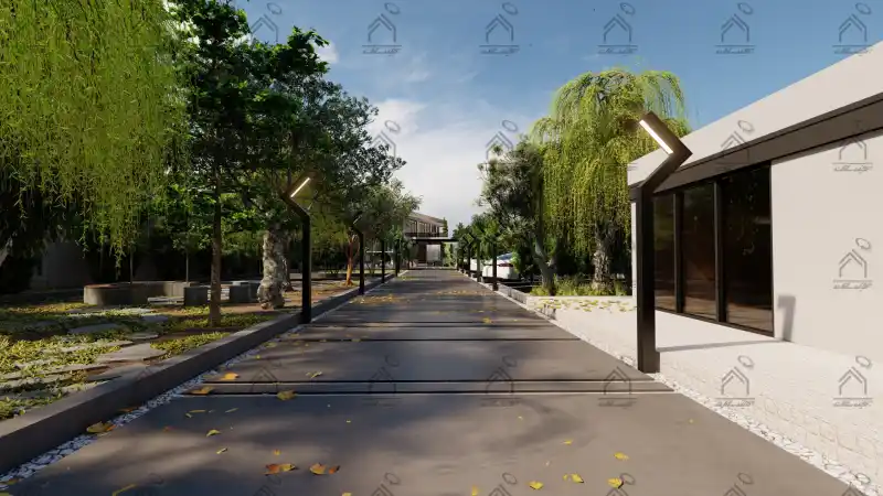 طراحی فضای سبز باغ ویلا در شیراز