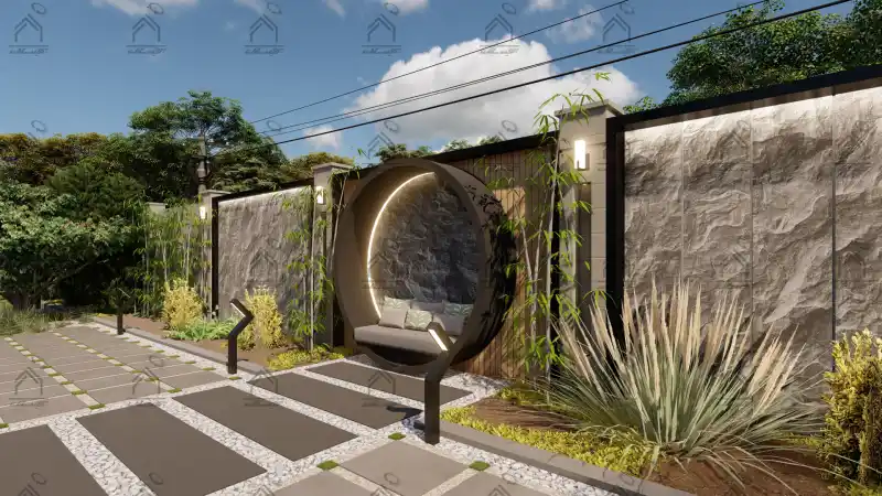 طراحی فضای سبز باغ ویلا در شیراز