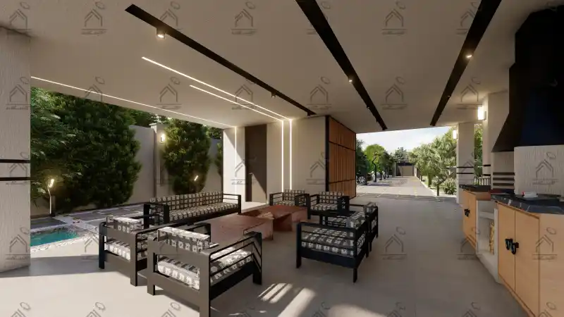 طراحی فضای سبز باغ ویلا در شیراز